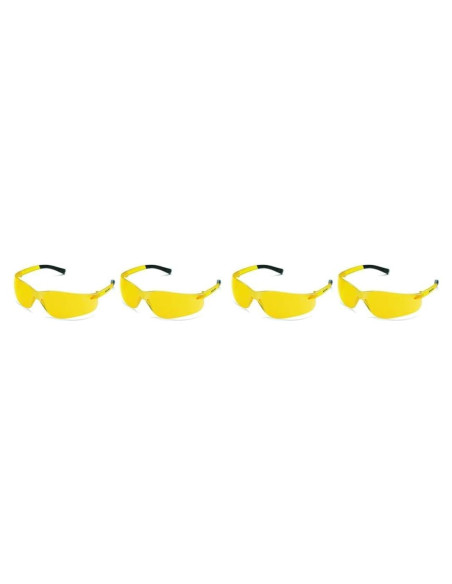 Gafas de Seguridad MCR Safety BK114 Lente Ámbar UV 1 Par Gafas de Seguridad MCR Safety BK114 Lente Ámbar UV 1 Par