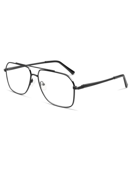 Gafas de Lectura AMOMOMA con Luz Azul y Marco Grande Metal AM6133 Gafas de Lectura AMOMOMA con Luz Azul y Marco Grande Metal AM6133