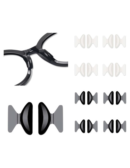 Almohadillas Adhesivas para Gafas SooGree 8 Pares Silicona Almohadillas Adhesivas para Gafas SooGree 8 Pares Silicona