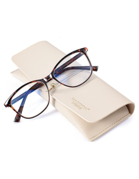 Gafas de lectura Madison Avenue TR90 bloqueo luz azul 1.5x