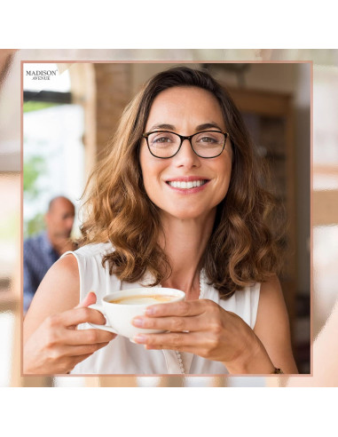 Gafas de lectura Madison Avenue TR90 bloqueo luz azul 1.5x