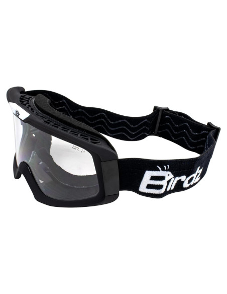 Gafas de moto OTG Birdz Pelican Negro-Claro con lente clara Gafas de moto OTG Birdz Pelican Negro-Claro con lente clara