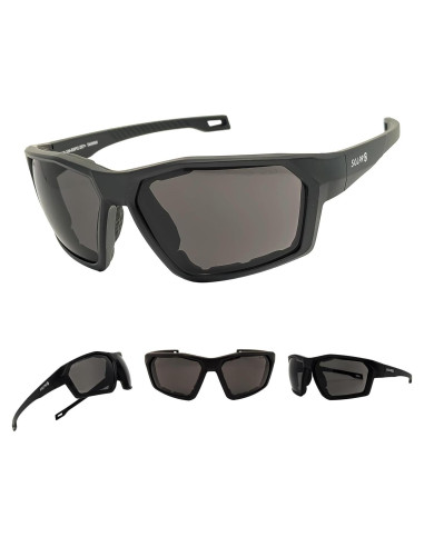 Gafas de Motocicleta Antivaho Seguridad Acolchadas Negro