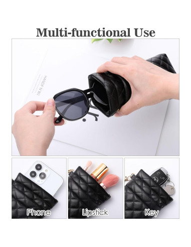 Funda Doble para Gafas MoKo con Correa y Paño de Limpieza