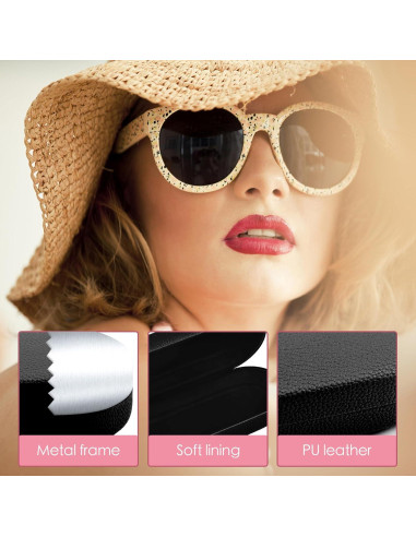 2 Fundas Duras para Gafas de Sol - Protección y Estilo