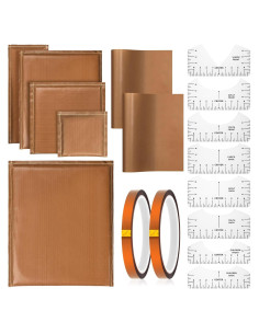 Kit de Prensa Térmica 17 Piezas Tatuo 16x20" para DIY