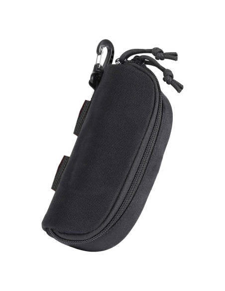 Funda de Gafas Táctica JOCTUBO Negra con Clip y Gancho Funda de Gafas Táctica JOCTUBO Negra con Clip y Gancho
