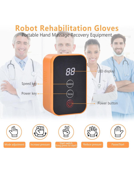 Guantes de Rehabilitación GENDOING Mano Izquierda XL Guantes de Rehabilitación GENDOING Mano Izquierda XL