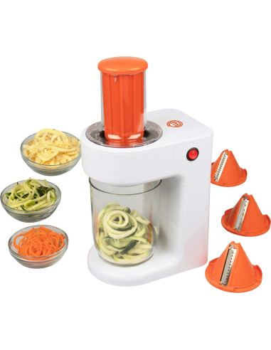 Espiralizador Eléctrico MasterChef MTF-SPR-771 3 en 1