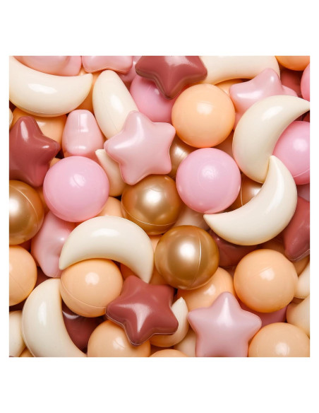 Bolas de Piscina GOGOSO 100pcs Estrellas y Lunas Bolas de Piscina GOGOSO 100pcs Estrellas y Lunas