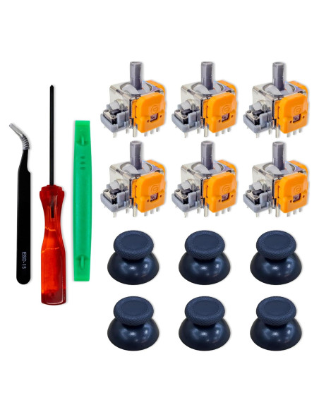 Kit de Mejora Joysticks SOSS GAMING para PS5 - 6 Piezas Kit de Mejora Joysticks SOSS GAMING para PS5 - 6 Piezas