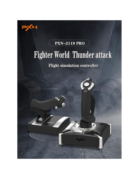 Joystick de vuelo PXN-2119Pro con vibración para PS4/PC Joystick de vuelo PXN-2119Pro con vibración para PS4/PC