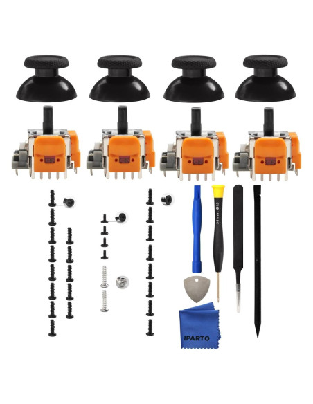 iParto Kit Reemplazo Joystick Efecto Hall PS5 4 Pzs iParto Kit Reemplazo Joystick Efecto Hall PS5 4 Pzs