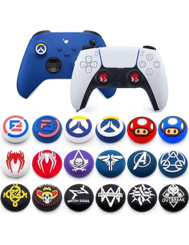 Tapas de Joystick de Silicona GGZone para PS5 PS4 Xbox