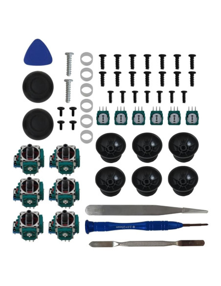 6 Joysticks Analógicos 3D JRSHOME para Controlador PS5 6 Joysticks Analógicos 3D JRSHOME para Controlador PS5