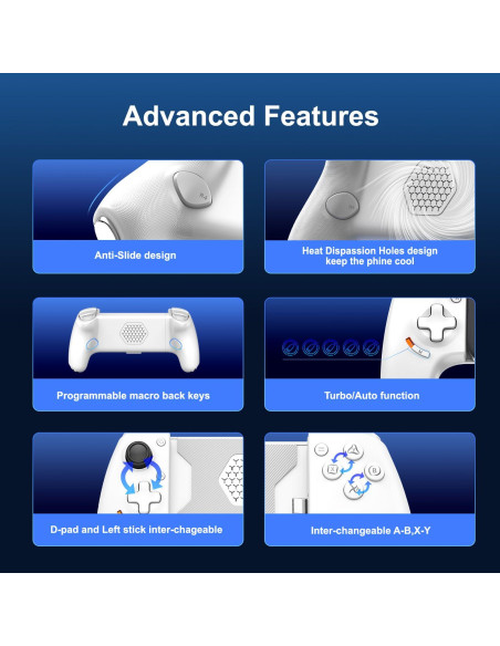 Controlador Móvil DongBlitz para iPhone 16/15 y Android Controlador Móvil DongBlitz para iPhone 16/15 y Android