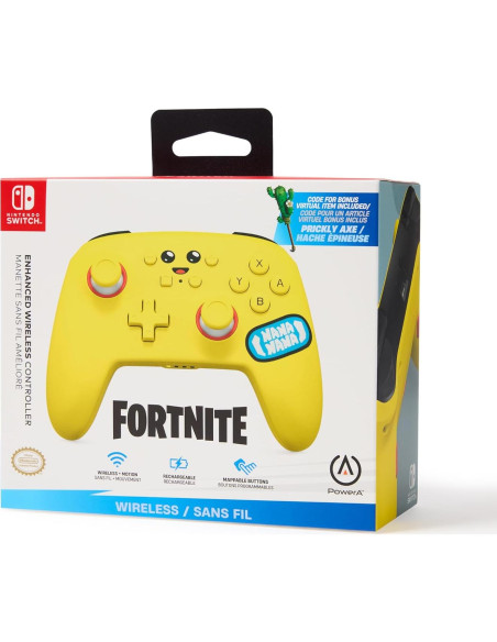 Controlador Inalámbrico PowerA para Nintendo Switch - Fortnite Peely Controlador Inalámbrico PowerA para Nintendo Switch - Fortnite Peely