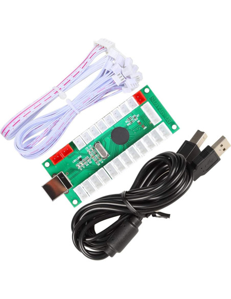 Kit de Partes Arcade DIY 2 Jugadores EG STARTS Joystick LED Kit de Partes Arcade DIY 2 Jugadores EG STARTS Joystick LED