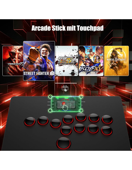Controlador Arcade Inalámbrico QRD Maestro S3 para Consolas Controlador Arcade Inalámbrico QRD Maestro S3 para Consolas