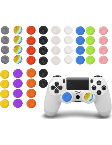 Agarraderas de Pulgar de Silicona CTHTBZ 50PCS para PS5 PS4 Xbox