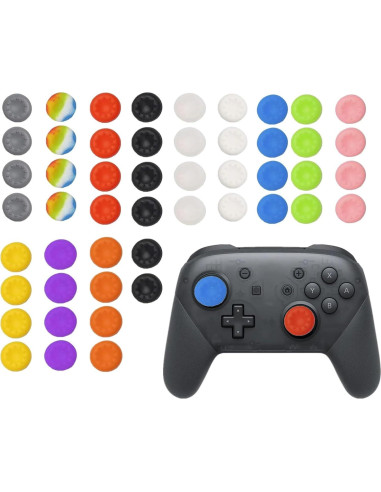 Agarraderas de Pulgar de Silicona CTHTBZ 50PCS para PS5 PS4 Xbox