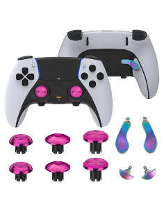 Palancas de metal CHARM FOCUS para PS5 Edge - Rosa y degradado