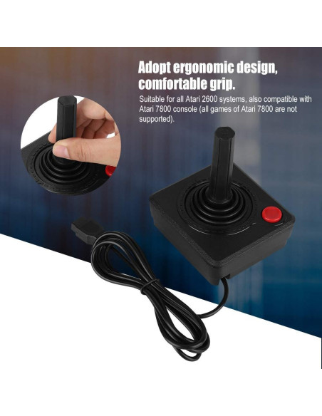 Joystick Analógico 3D Retro Clásico para Consola 2600 Joystick Analógico 3D Retro Clásico para Consola 2600