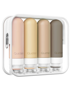 Botellas de Viaje Quatish 3 oz A Prueba de Fugas - 4 Paquete