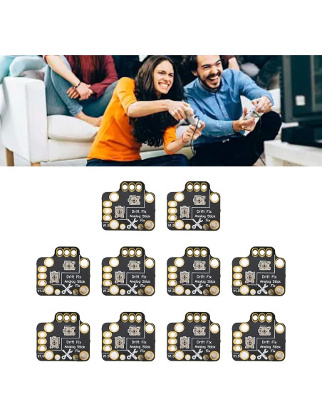 10 Piezas Placa Reparación Deriva Joystick ASHATA PS4/Xbox 10 Piezas Placa Reparación Deriva Joystick ASHATA PS4/Xbox