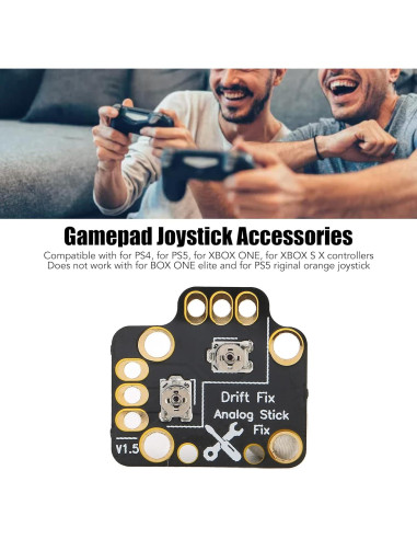 10 Piezas Placa Reparación Deriva Joystick ASHATA PS4/Xbox