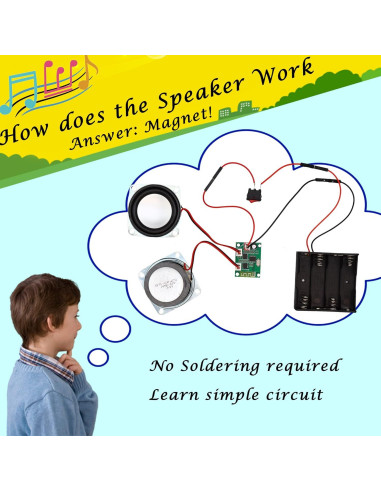 Kit DIY Altavoz Bluetooth CYOEST para Niños y Adultos 3W