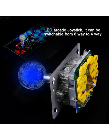 Joystick LED Walfront 4-8 Direcciones para Arcade