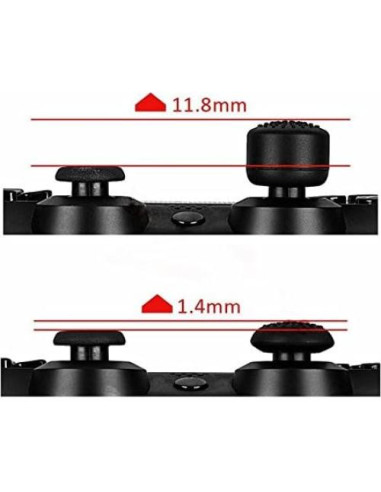 Paquete de 8 Gomas de Joystick Ambertown para Consolas