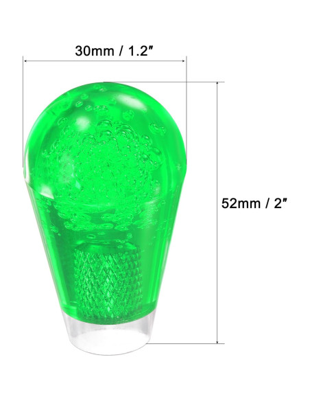 Mango de Joystick Ovalado uxcell Rojo Verde 52mm x 30mm M6 Mango de Joystick Ovalado uxcell Rojo Verde 52mm x 30mm M6