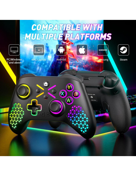 Controlador Inalámbrico Gamrombo para Xbox y PC LED Turbo Controlador Inalámbrico Gamrombo para Xbox y PC LED Turbo