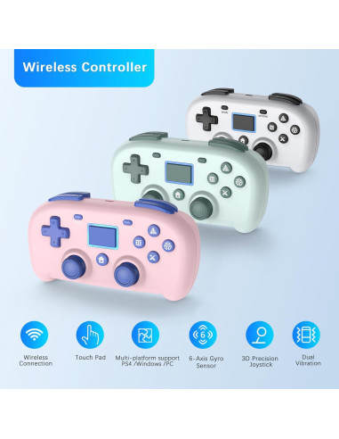 Controlador Inalámbrico DYONDER Verde para PS4 y PC