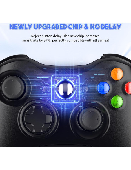 Controlador Inalámbrico Gamrombo Xbox 360 2 Pack Mejorado Controlador Inalámbrico Gamrombo Xbox 360 2 Pack Mejorado