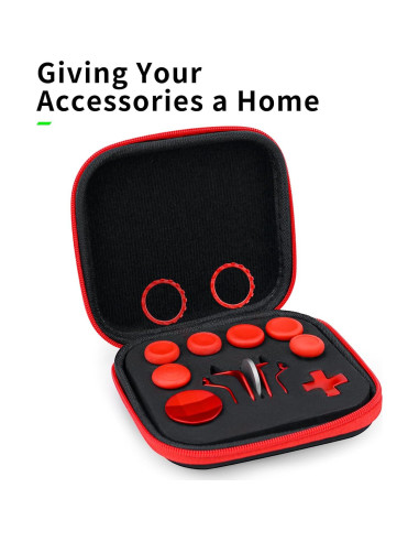 TOMSIN 15 en 1 Accesorios Xbox Elite Series 2 Rojo