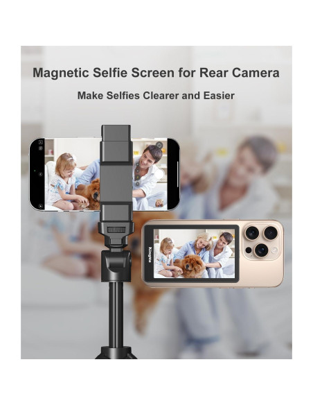 Monitor de Selfies 4K King Ma para iPhone - Montaje Magnético Monitor de Selfies 4K King Ma para iPhone - Montaje Magnético