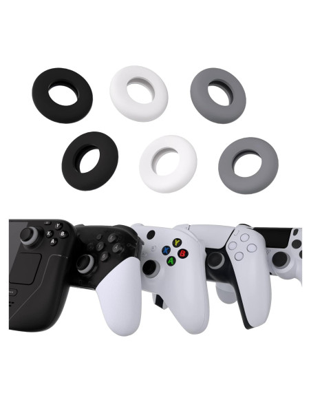 Anillos de Precisión de Silicona PlayVital para Joysticks - 6 Piezas Anillos de Precisión de Silicona PlayVital para Joysticks - 6 Piezas