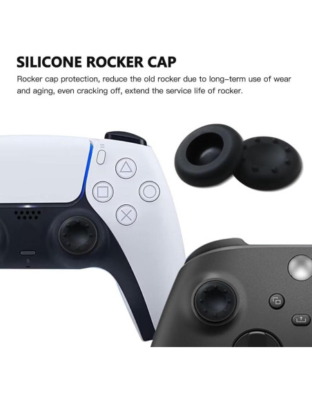 20 Cubiertas de Silicona para Joystick LINGSEE Xbox PS4 20 Cubiertas de Silicona para Joystick LINGSEE Xbox PS4