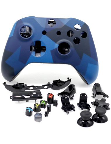 Carcasa Completa Xbox One S Deal4Go Camuflaje Azul