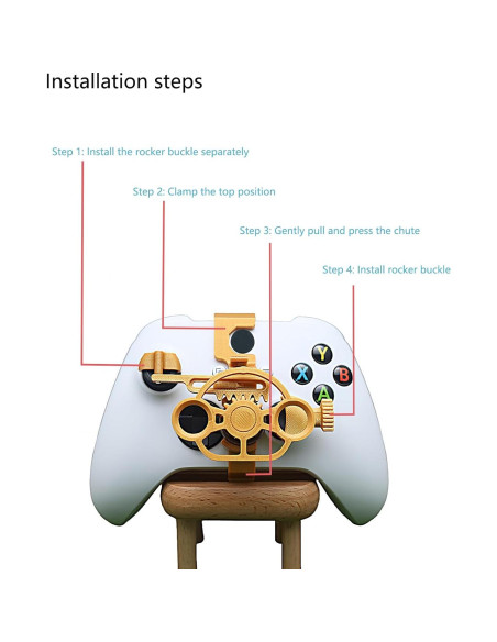 Mini Volante TXW para Xbox Series X/S - Dorado Mini Volante TXW para Xbox Series X/S - Dorado