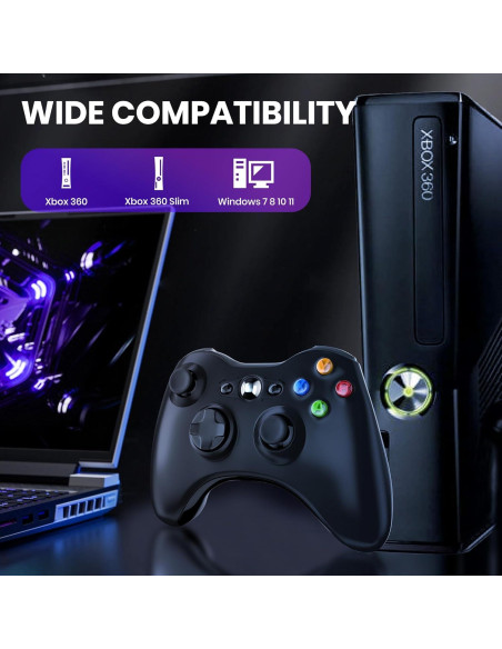 Controlador Inalámbrico KIWITATA para Xbox 360 y PC Controlador Inalámbrico KIWITATA para Xbox 360 y PC