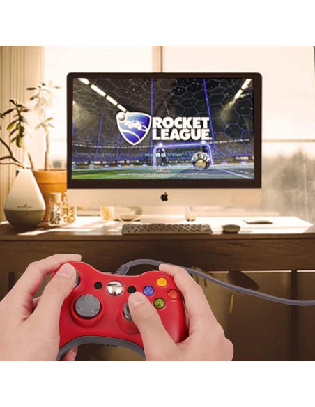 Controlador USB Con Cable USonline911 para Xbox 360 y PC Controlador USB Con Cable USonline911 para Xbox 360 y PC