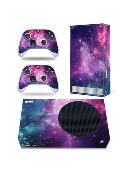 Calcomanías Xbox Series S UUShop Galaxia Estrellada Púrpura Calcomanías Xbox Series S UUShop Galaxia Estrellada Púrpura
