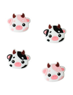 Tapas de agarre Joycon StickieTech Rosa y Negro - Silicona