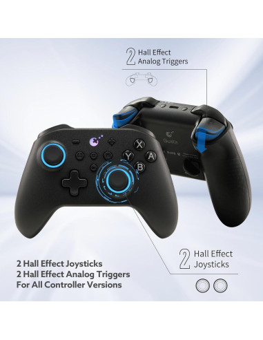 Controlador GuliKit KK3 Pro Sin Deriva para Switch/PC/Android