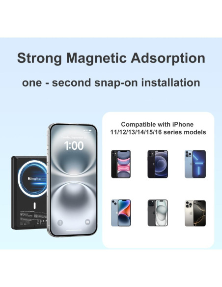 Monitor de Selfies 4K King Ma para iPhone - Montaje Magnético Monitor de Selfies 4K King Ma para iPhone - Montaje Magnético