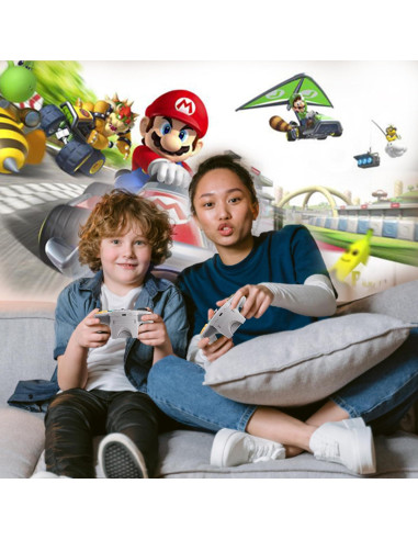 Controlador Inalámbrico KIWITATA N64 para Switch Gris